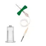 Blood collection butterfly with retractable needle