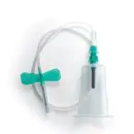 Blood collection butterfly with retractable needle