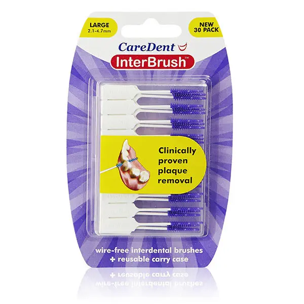 CareDent Interbrush Purple Large pk 30