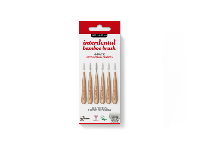 Bamboo Interdental Brush Red