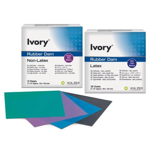 Ivory rubber dam