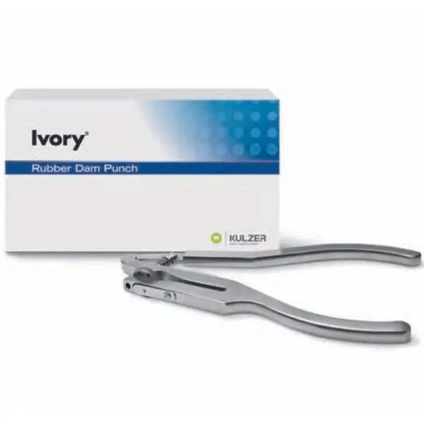 Ivory Rubber Dam Punch