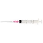 Syringe Luer Slip 3ml with needle - Box of 25
