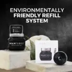 Manfloss Dispenser 2 x 50m rolls Black Tape - Image 3