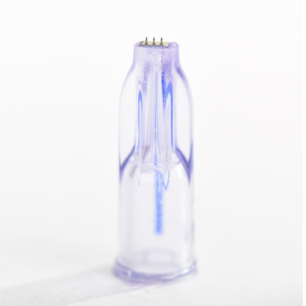 White backrgound needle